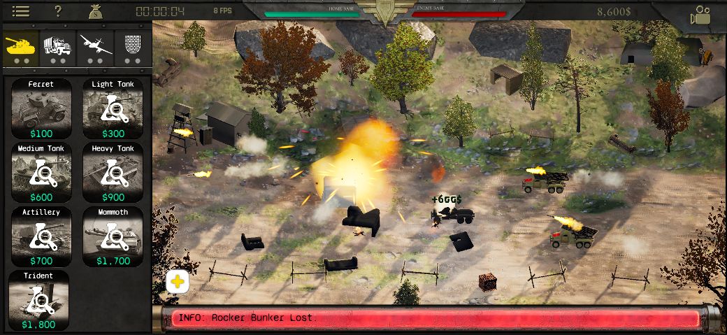 Build menu in Global Ordnance