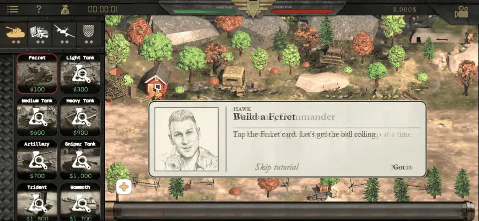 Hawk welcomes you to boot camp