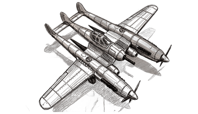 Twin Bomber illustration