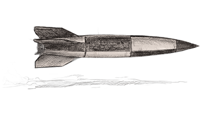V2 Ballistic Missile illustration