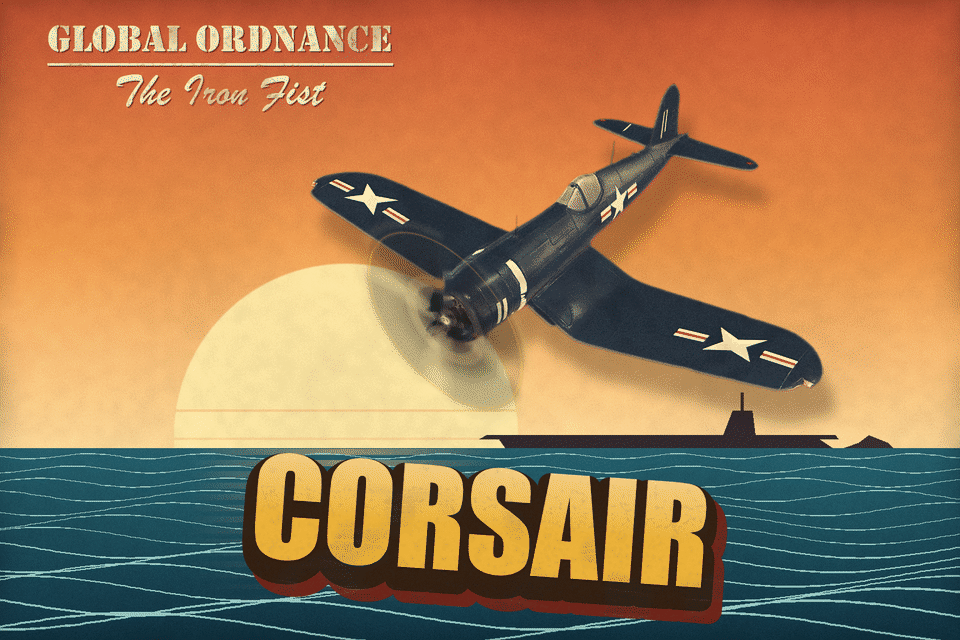 The Corsair poster, animated